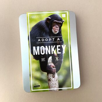 Adopt A Monkey Gift Tin, 4 of 4