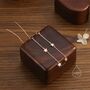 Sterling Silver Three Star Cascade Threader Earrings, thumbnail 4 of 9