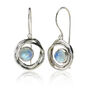 Rainbow Moonstone Drop Earrings, thumbnail 5 of 7