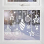 56 X Christmas Window Stickers Snowflakes Stars, thumbnail 1 of 2