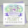 Thank You From The Cat Personalised Greeting Card, thumbnail 9 of 12