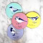 Bird Collection Set Of Four Coasters, thumbnail 2 of 5