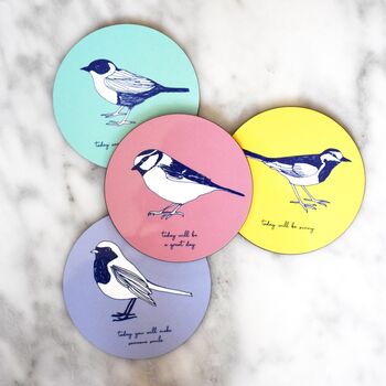 Bird Collection Set Of Four Coasters, 2 of 5