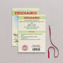 Wooden Stegosaurus Dinosaur Christmas Tree Decoration, thumbnail 2 of 3