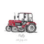 Personalised Tractor Art Print, thumbnail 2 of 5