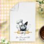 Personalised Cat In Chef Hat Gift Tea Towel, thumbnail 6 of 12