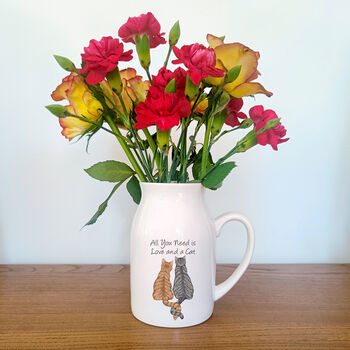 Cats In Love Flower Jug, 6 of 6