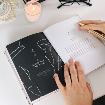 Body + Soul 12 Month Wellness Journal And Planner Cream, 9 of 12