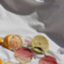 Coral Yellow Hexagon Metal Frame Gradient Sunglasses, thumbnail 3 of 6