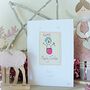 Personalised, Embroidered Christmas Snow Lady Card, thumbnail 1 of 2