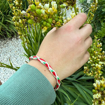 Make Your Own Strawberry Kumihimo Bracelet, 6 of 6