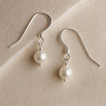Freshwater Pearl Drop Earrings, 2 of 7