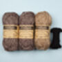 Mini Moose Head Knitting Kit, thumbnail 3 of 9