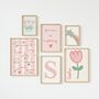 Girls Personalised Affirmation Wall Print Set, thumbnail 1 of 8