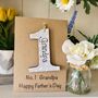 Personalised Father's Day Grandpa No.One Keepsake Card, thumbnail 1 of 2