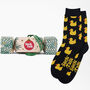 Rubber Duck Bamboo Socks Men's Christmas Cracker Hanging Tree Decoration, thumbnail 1 of 5