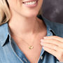Real Semi Precious Birthstone Necklace With Diamonds, thumbnail 10 of 12