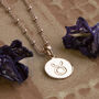 Sterling Silver Taurus Star Sign Necklace, thumbnail 4 of 6