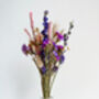 Mixed Berry Dried Flower Posey With Vase, thumbnail 2 of 2