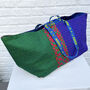 Vintage Ikea Bag Pink/Green 70s Fabric, thumbnail 2 of 8