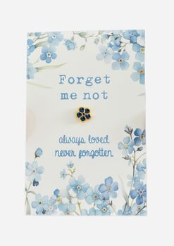 Forget Me Not Pin | Remembrance Gift, 3 of 6