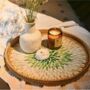 Boho Rattan Tray – Handmade Eco Friendly Home Decor, thumbnail 1 of 5