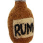 Handmade Felt Bottle Of Rum Hanging Decoration, thumbnail 2 of 7
