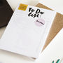 Monochrome Hand Lettered 'To Do' List Notepad, thumbnail 1 of 5