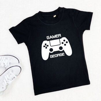 Gamer Kids Personalised T Shirt, 3 of 5