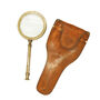 Bronze Magnifying Glass With Premium Leather Case, thumbnail 5 of 5