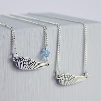 Personalised Angel Wing Necklace, 3 of 10