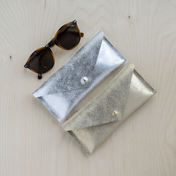 Personalised Gold Leather Glasses Case, 2 of 10