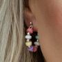 Candy Pastel Hoop Earrings, thumbnail 2 of 3