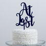 At Last Wedding Cake Topper, thumbnail 2 of 3