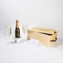 Mini Moet Champagne And Personalized Engraved Flute Set, thumbnail 3 of 5