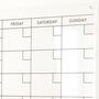 Wipeable Acrylic Wall Planner, thumbnail 5 of 7