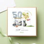 Personalised Golf Lover Mens Birthday Card, thumbnail 4 of 7