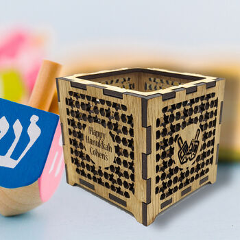 Hanukkah Chanukah Lantern With Gift, 5 of 10