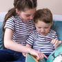 Personalised Embroidered Breton Children's T Shirt, thumbnail 1 of 6