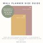 Personalised 2026 Year Wall Planner | Vertical Calendar, thumbnail 6 of 6