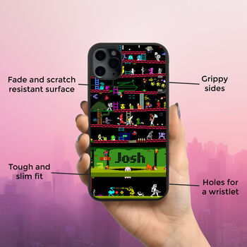 Game Characters iPhone Case Personalised For Gamers, Children And Teens, 2 of 4