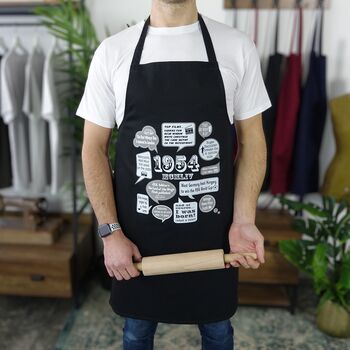 'Events Of 1954' 70th Birthday Gift Apron, 4 of 9