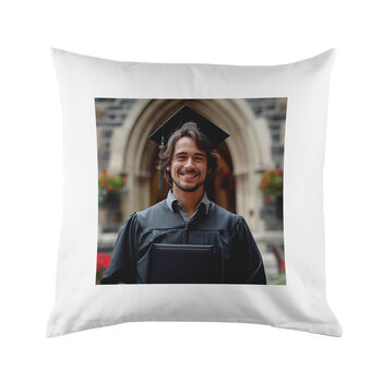 Personalised Graduation Photo Cushion Cover, 3 of 3