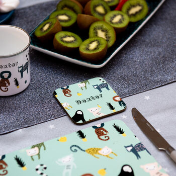 Monkeys Personalised Placemat, 5 of 6