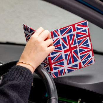 Disabled Blue Badge Parking Permit Wallet In Union Jack Flag, 3 of 7