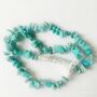 Turquoise Crystal Bracelet Set, thumbnail 1 of 2