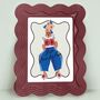 Blue 'Bon Pantalon' Good Trousers Art Print, thumbnail 1 of 4