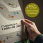 Formula One Print Lights Out And Away We Go F1 Gift, thumbnail 2 of 12