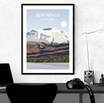 The Three Peaks Challenge Set Of Three Art Prints, 2 of 4