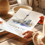 Toronto Canada City Skyline Travel Poster, thumbnail 3 of 7